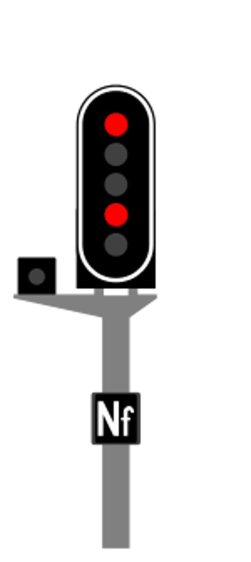 Autre modélisme GENERIQUE Signal lumineux de block de la deutsche bahn Autre modélisme GENERIQUE Signal lumineux de block de la deutsche bahn