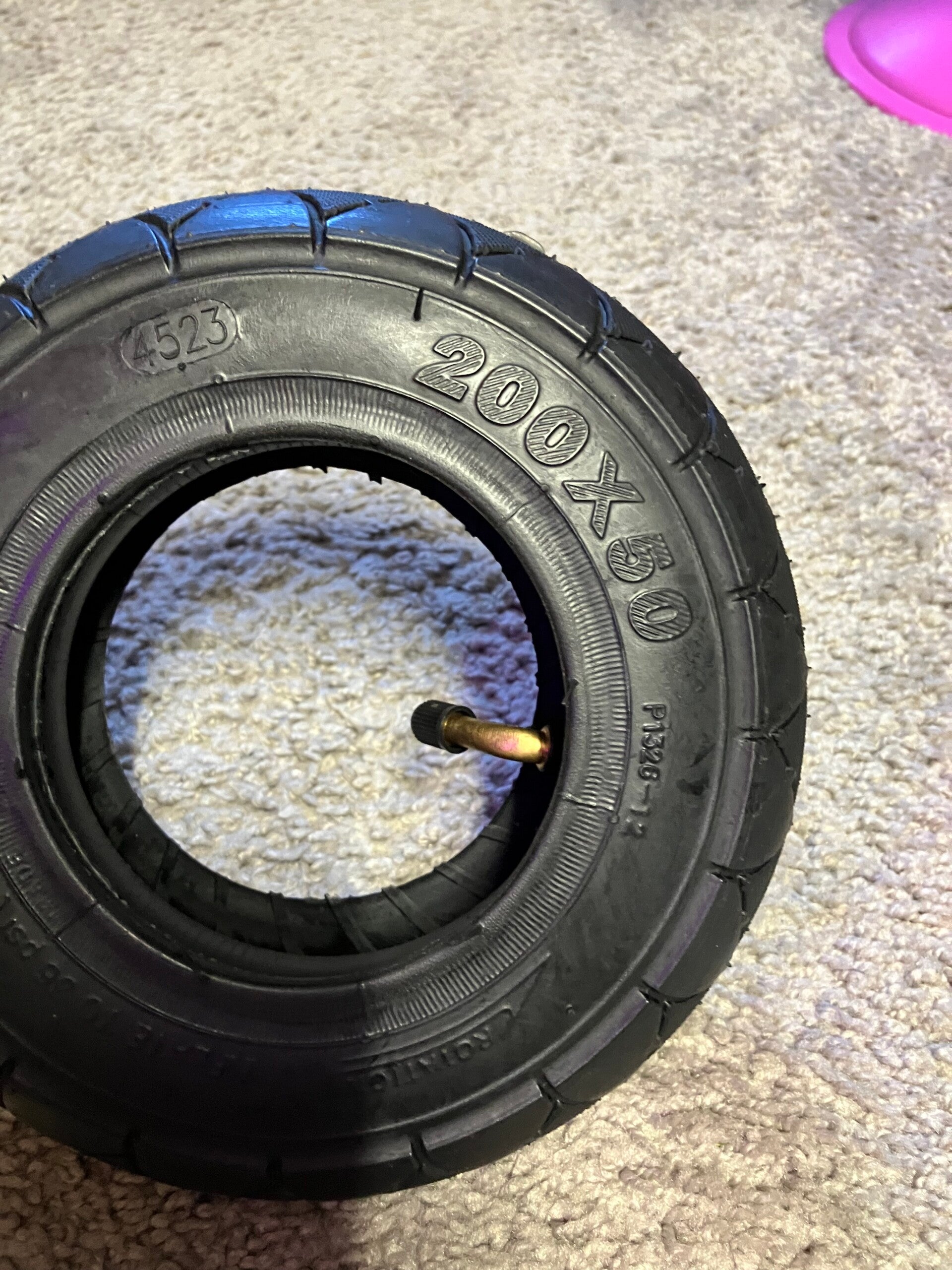 Crazy cart tube and tire