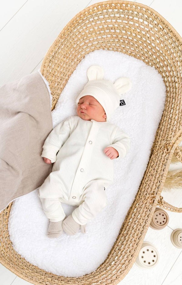 B2B Boxpakje tricot rib off white