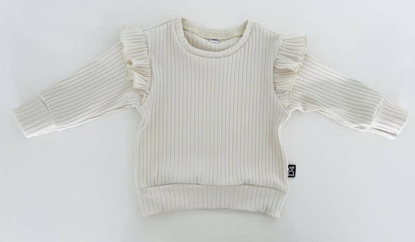 Ruffle Sweater Rib
