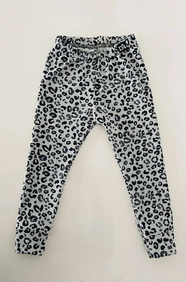 Cuff legging Leopard grey