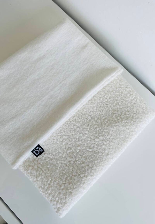 Deken teddy Krul ecru