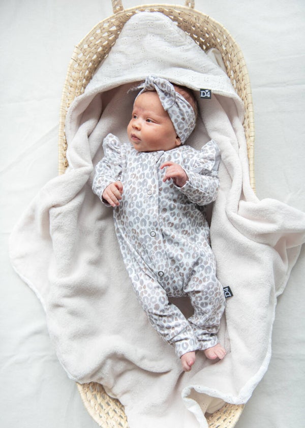 Boxpakje Leopard pastel gray