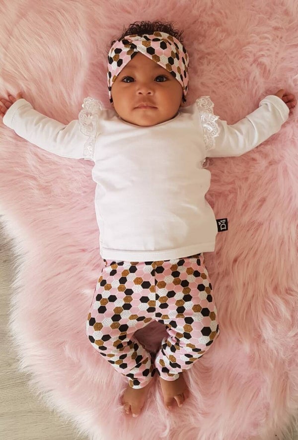 Cuff legging hexagon