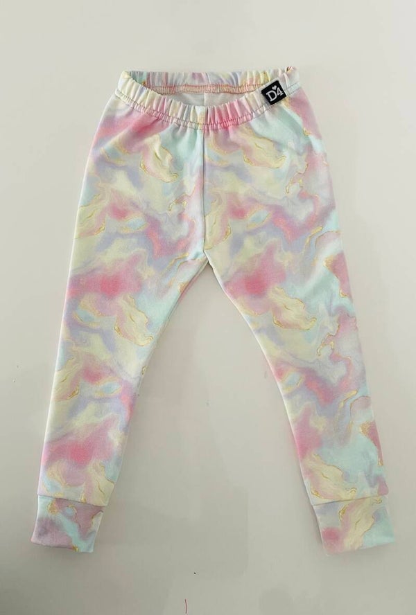 B2B Cuff legging Marble pink