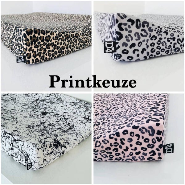 Aankleedkussenhoes Printjes