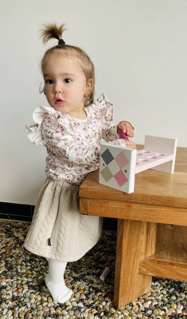 Setje Pastel leaves/zand cable