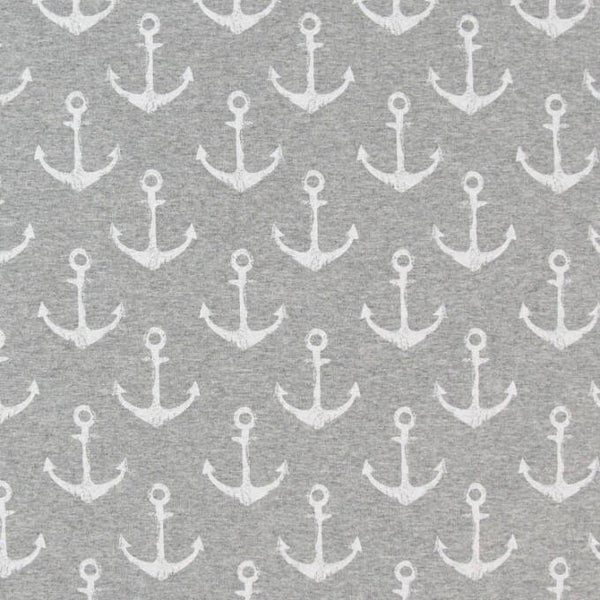 French terry ankers gray