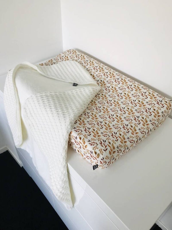 Omslagdoek Wafel/Bamboo Ecru