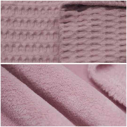 Omslagdoek Wafel/Teddy Oudroze