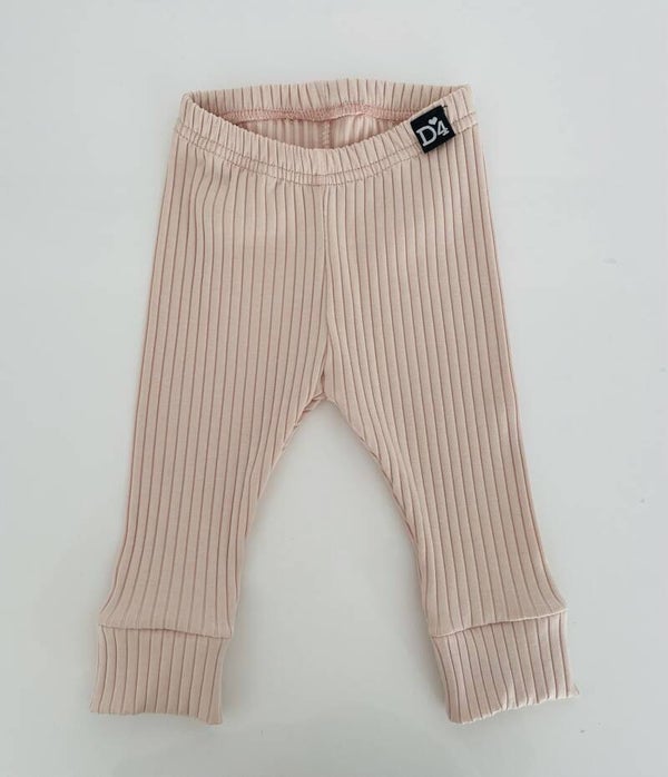 Cuff legging dusty pink