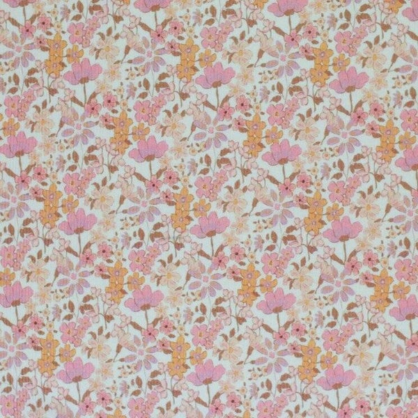B2B strikknoop haarband pastel bloem