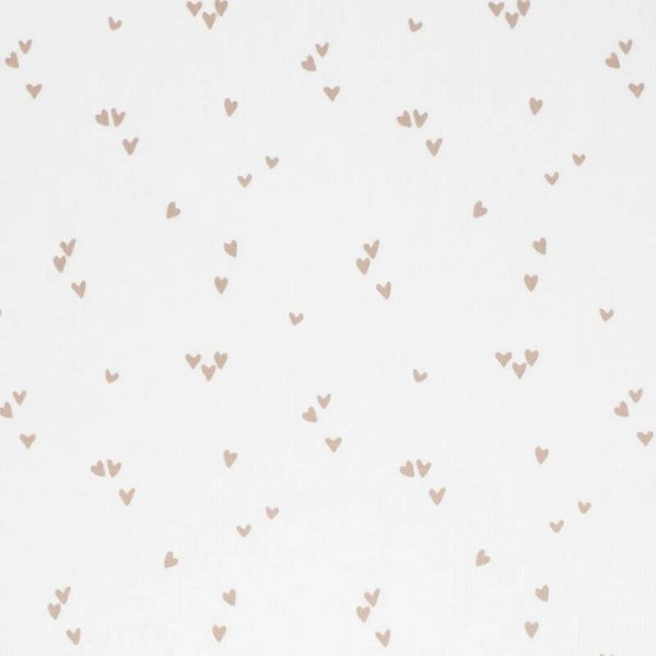 B2B knoop Mutsje mini hearts white