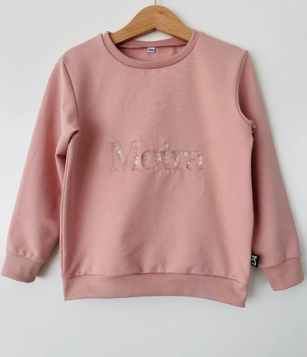 Flower Sweater geborduurd met naam