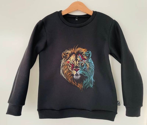 Sweater colorfull lion