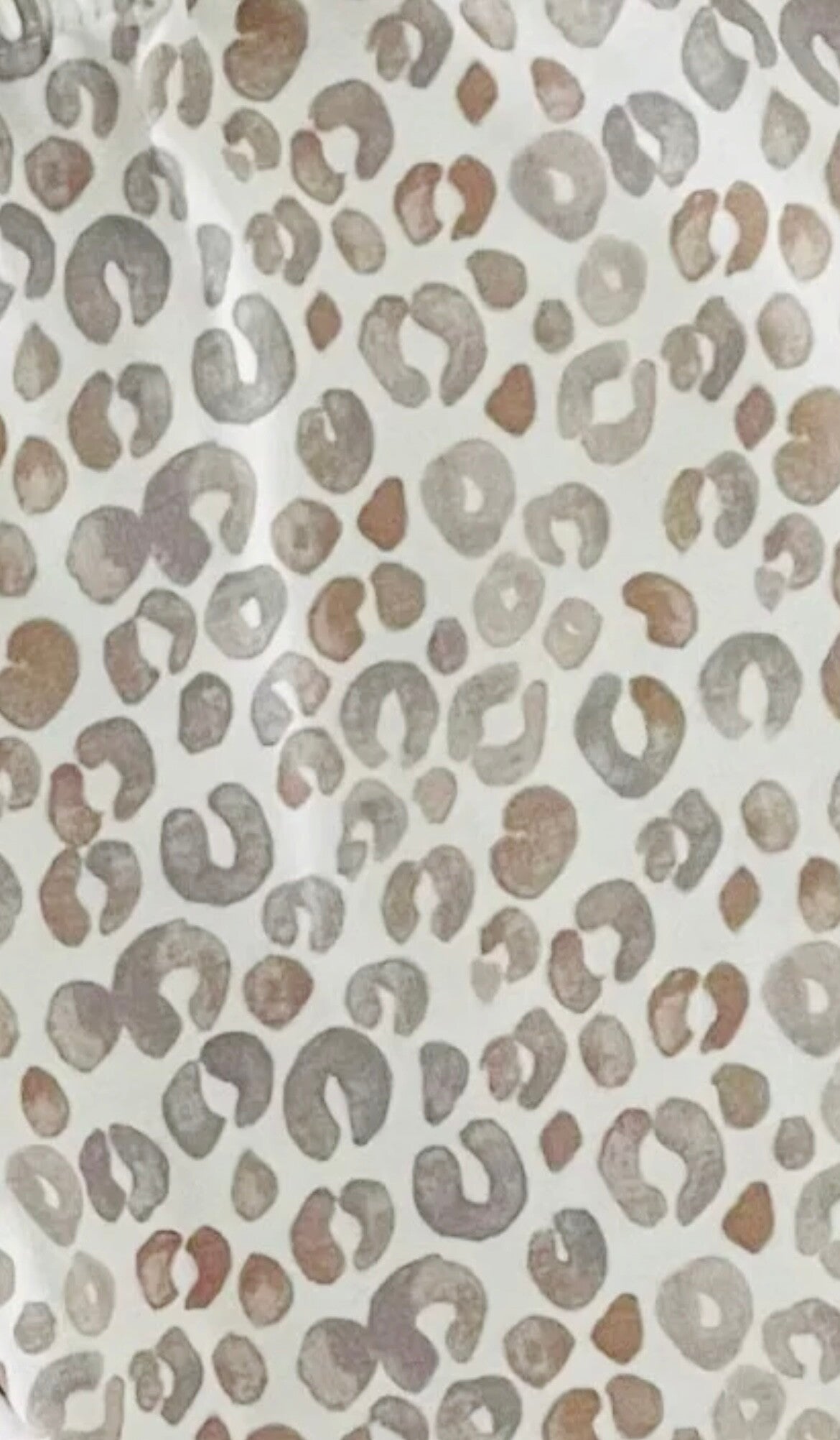 Flared legging Leopard pastel grey