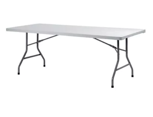Eettafel met klappoten, 200 x 92 -