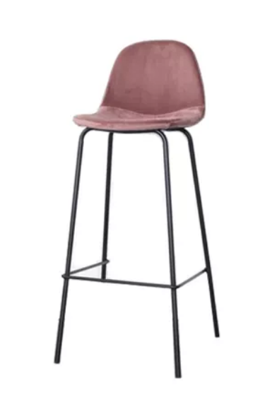 Home kruk, dusky pink, velvet -