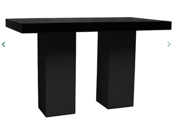 Statafel lang, Monaco, 180x80