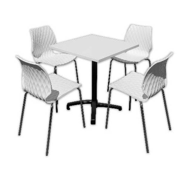 Zitje met tafel & vier stoelen