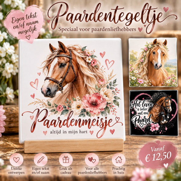 🐴 Paardentegeltje – speciaal voor paardenliefhebbers