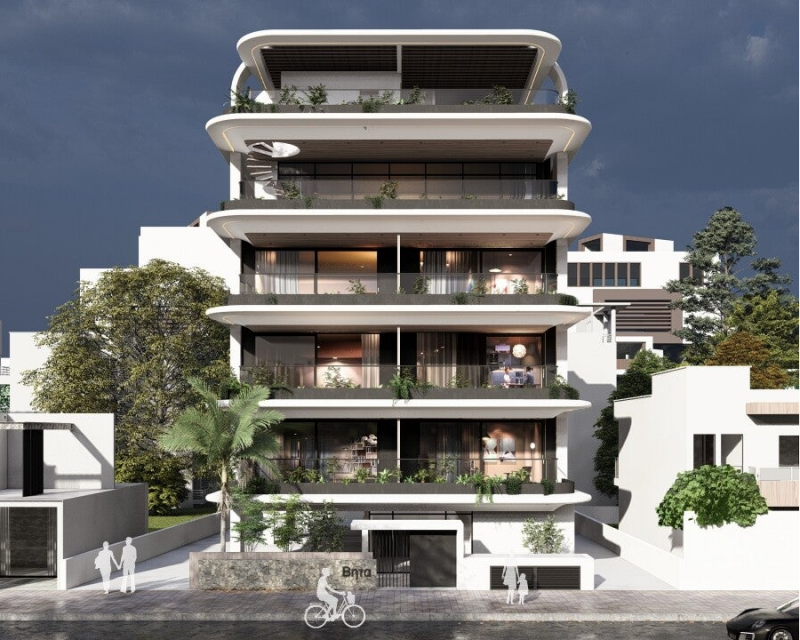 Luxury residential apartments in Limassol sub urban front face site