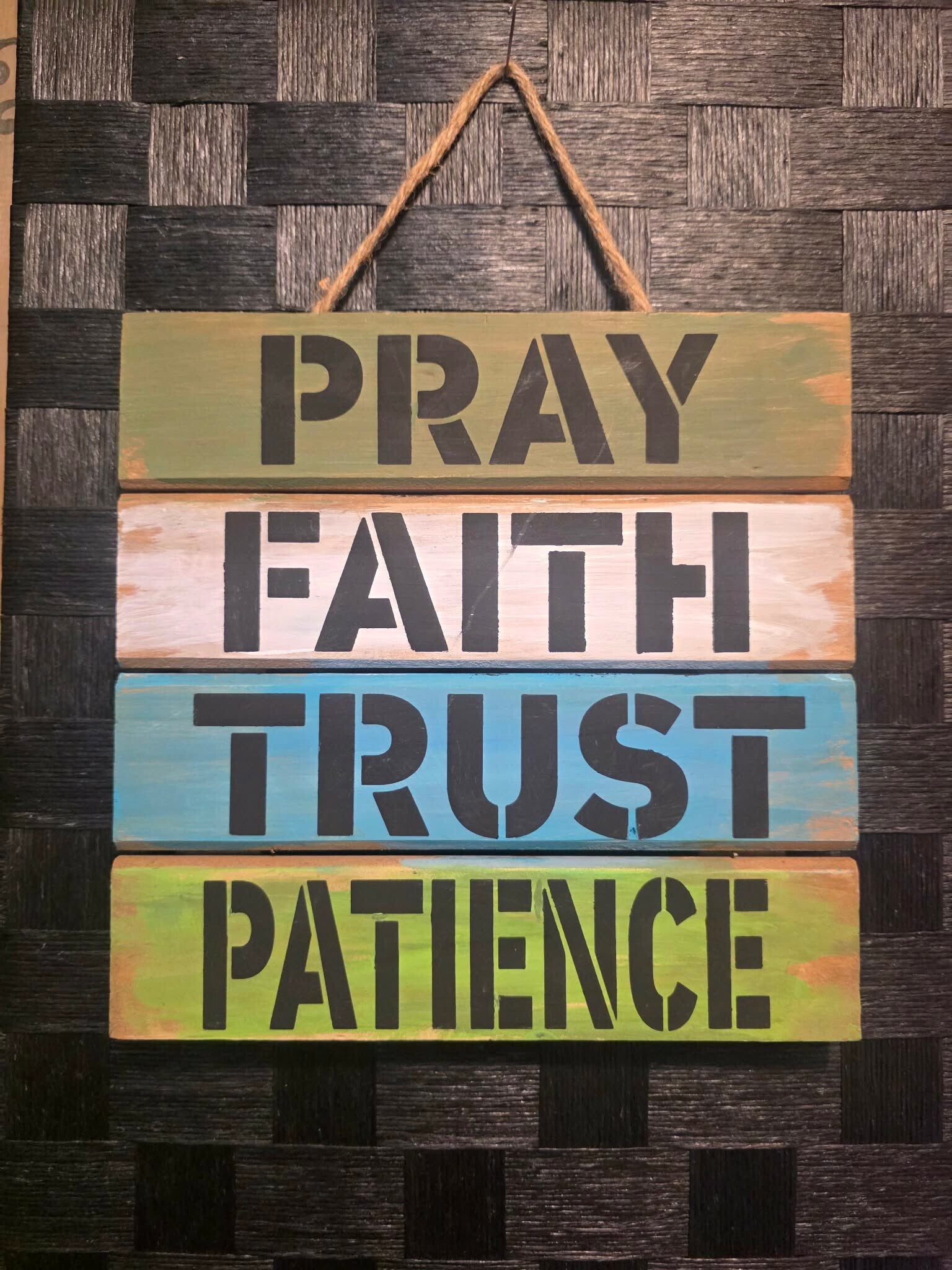 Pray Faith Trust Patience