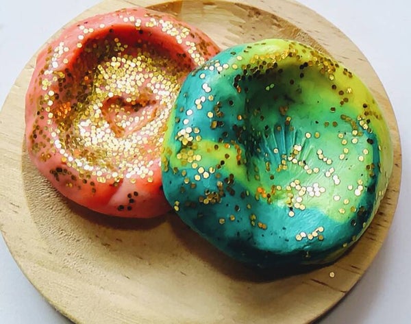 Worry Stones Coquillage et Coeur ( lot de deux)