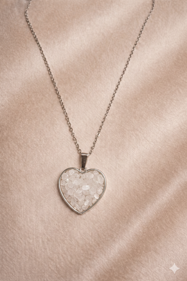 Collier de Pierres Quartz Clair