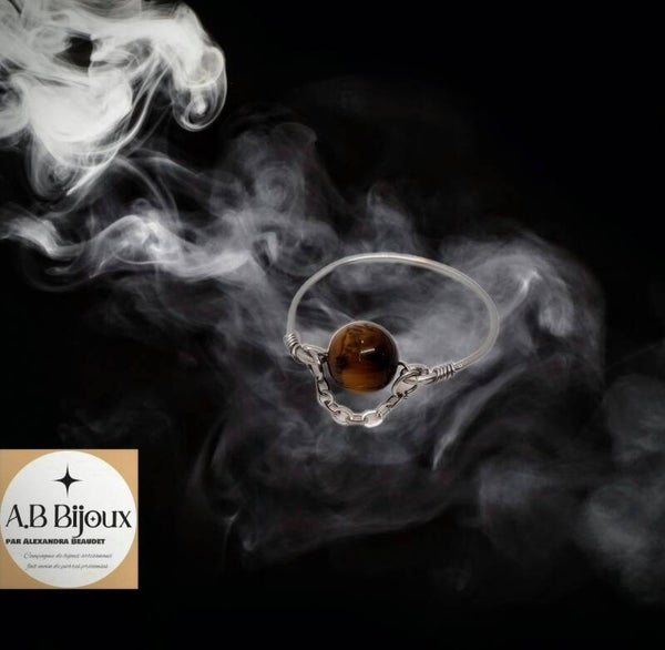 Bague En oeil de tigre
