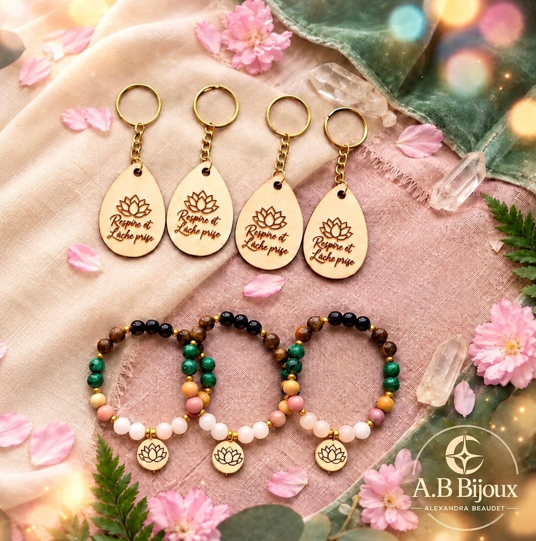 Duo Bracelet et Porte clés Essence