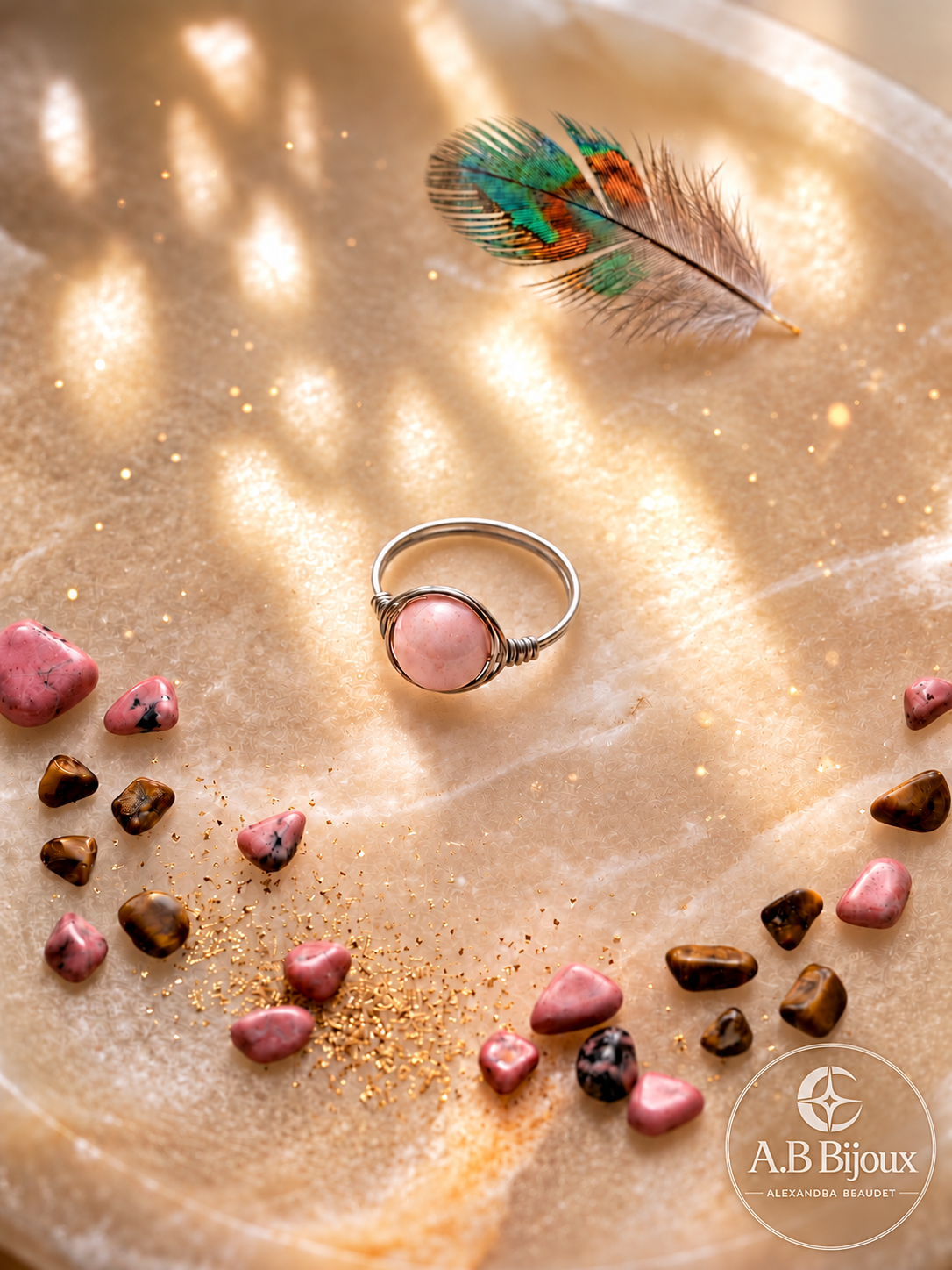 Bague Plume de Rose