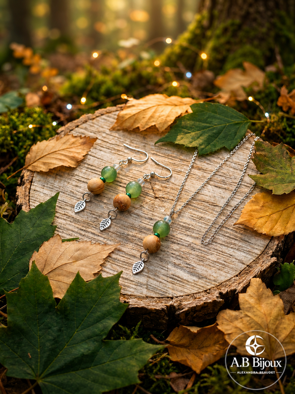Duo Collier et boucles d’oreilles