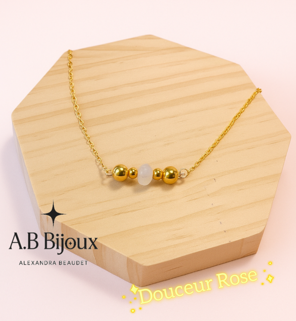 Collier Douceur Rose