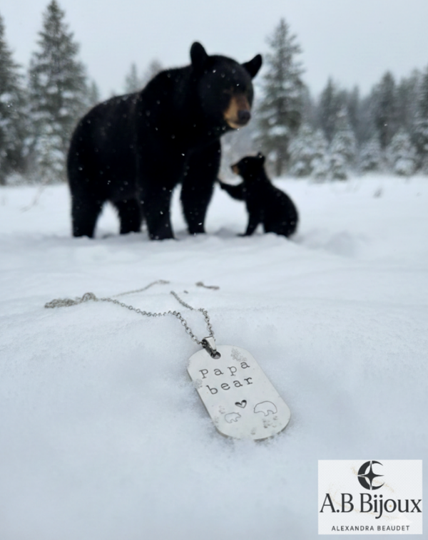 Collier Papa Bear