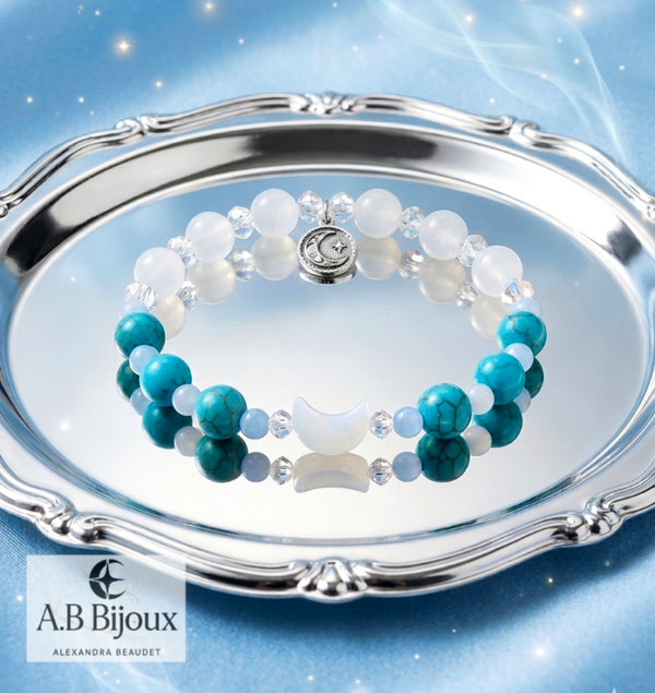 Bracelet Pierres Éclat Lunaire