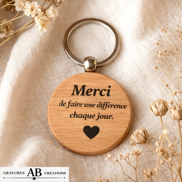 Porte clés Merci