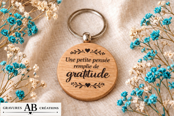 Porte clés Gratitude