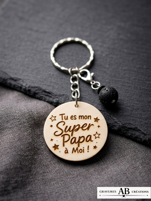 Porte clés Super Papa