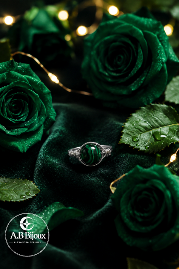 Bague Malachite