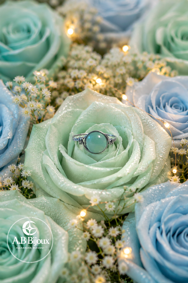 Bague amazonite