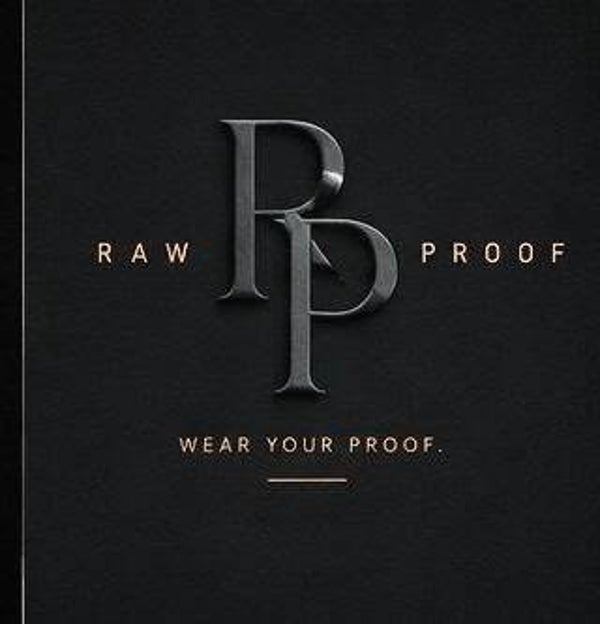 Raw Proof RP black embroidery