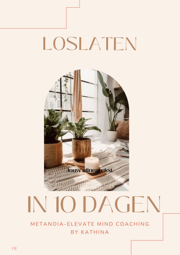 Hard cover book: loslaten in 10 dagen.