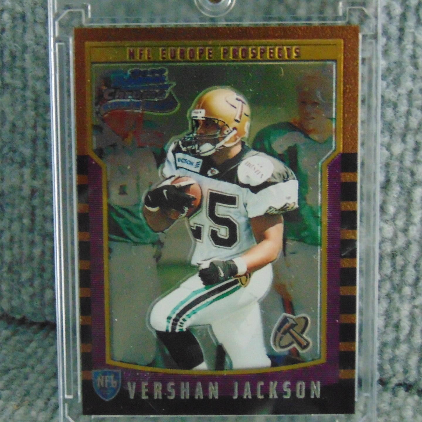 2000 Bowman Chrome Vershan Jackson Rookie Card #150 .