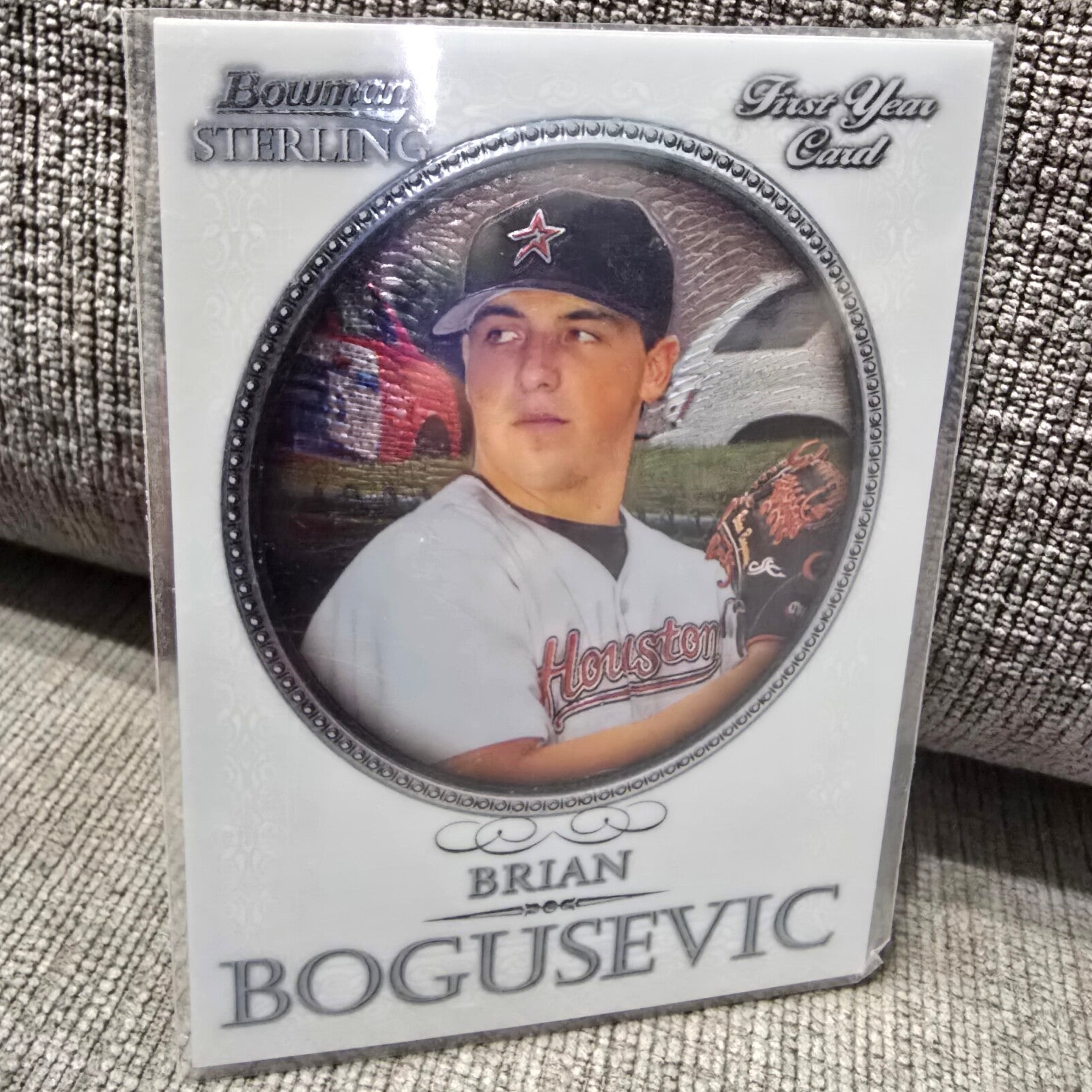 2005 Topps Bowman Sterling First year card.