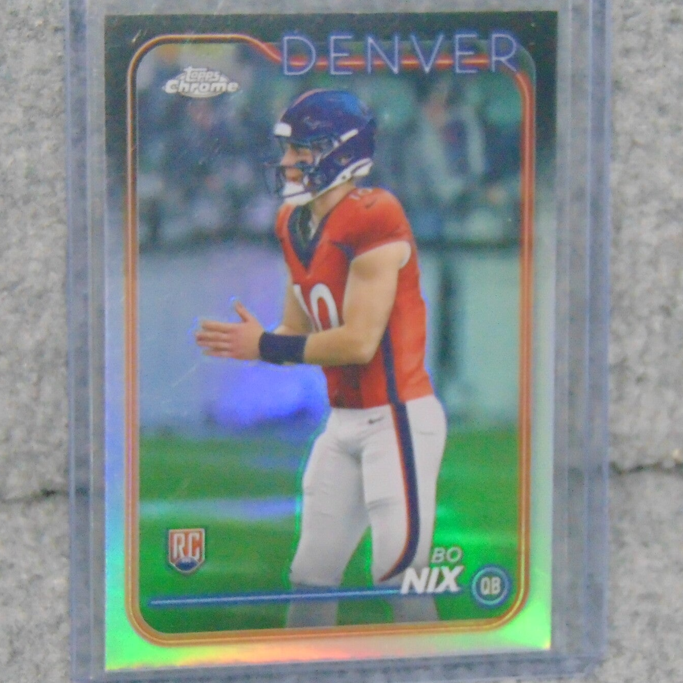 2024 Topps Chrome #206 BO NIX (RC) Refractor Card