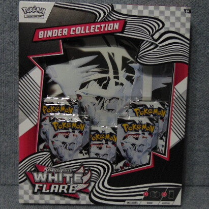 White Flare Binder Collection Set.