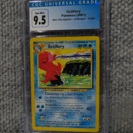 2001 (CGC 9.5) Neo Revelation Unlimited Octillery.  #34/64