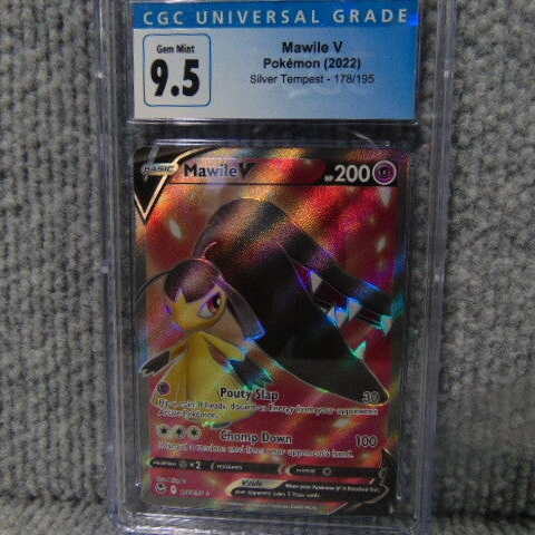 2022 CGC 9.5 Mawile V Full Art Holo