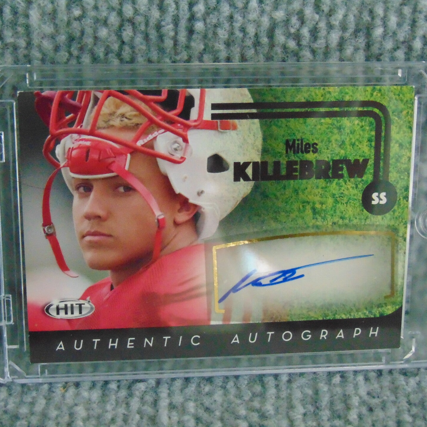 2016 HIt Autograph Miles Killebrew Rookie rarer Dark Red